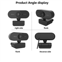 Mini Webcam Full HD 1080P avec microphone pour Ordinateur, diffusion en direct Vidéo Conférence Travail