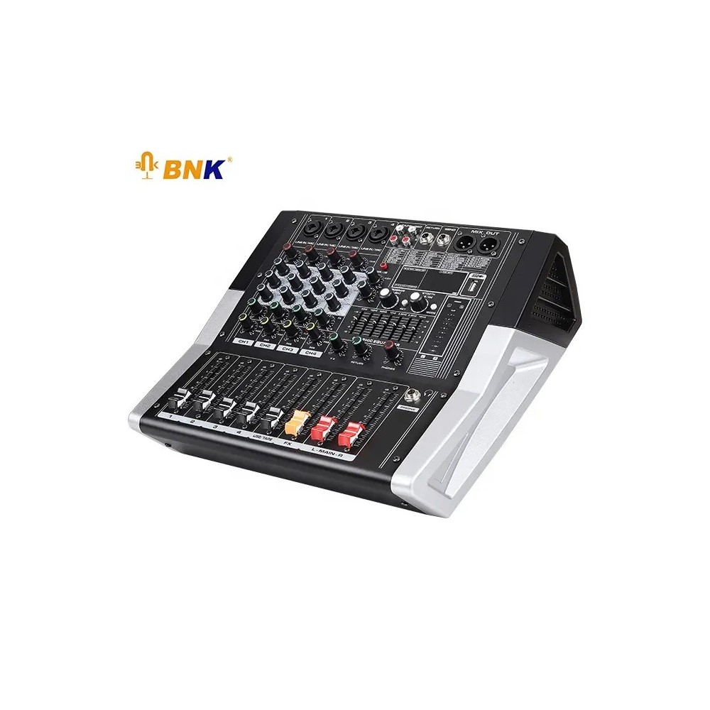 Mélangeur professionnelle amplificateur audio mixer BNK BK-40 Mélangeur professionnelle amplificateur audio mixer BNK BK-40
