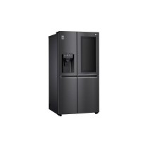 Réfrigérateur side by side Knock Knock LG GCX257CQVV avec fontaine 668 Litres matte noir