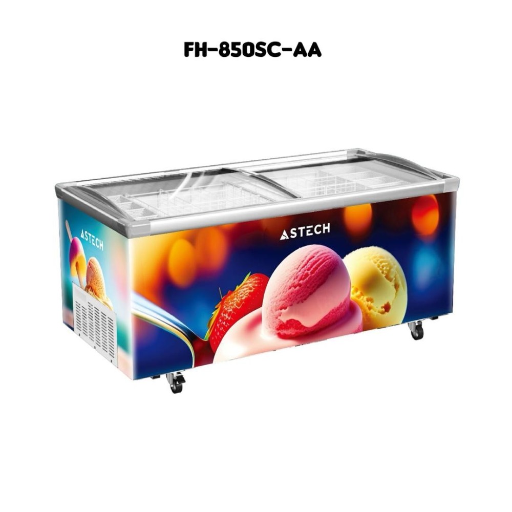 Congélateur vitrine horizontal ASTECH FH850SCAA nofrost 761 litres
