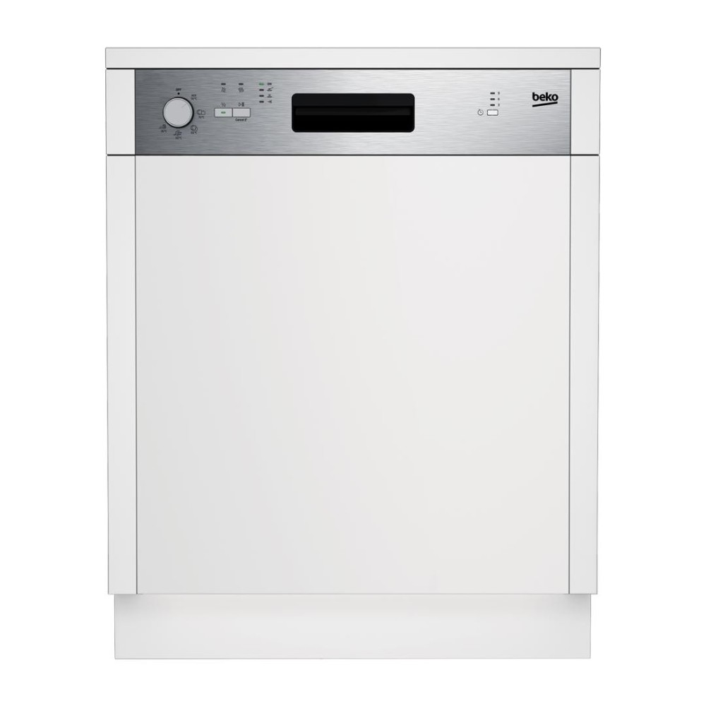 Lave vaiselle BEKO AP DSN05311X semi encastrable 13 couverts+bandeau Lave vaiselle BEKO AP DSN05311X semi encastrable 13 couverts+bandeau