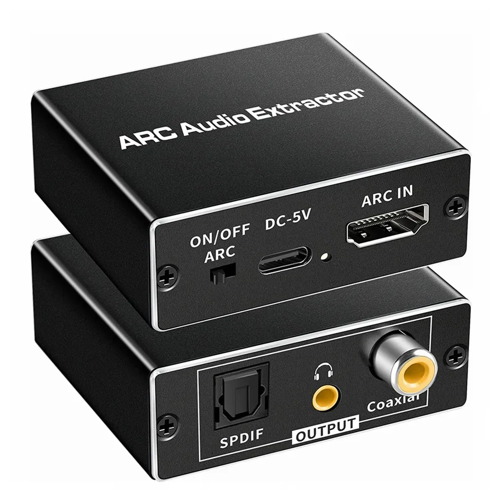 Converisseur audio HDMI ARC 192KHz HDMI ARC eARC TV vers optique coaxial