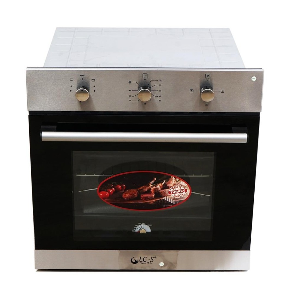 Four encastrable a gaz LCS NGB2L 60X60 gris