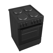 Cuisinière encastrable 4 feux ENDURO AFS6004EEBIT taille 60x60cm + four électrique ventilo turbo noir