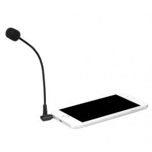 Microphone BOYA BY-UM4 à condensateur omnidirectionnel 3.5mm Connecteur TRRS pour iOS Smartphone Android Tablet PC