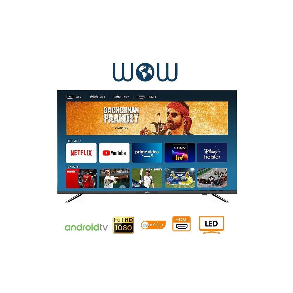 Téléviseur smart tv Android WOW 43SF5200B2 43 pouces Téléviseur smart tv Android WOW 43SF5200B2 43 pouces