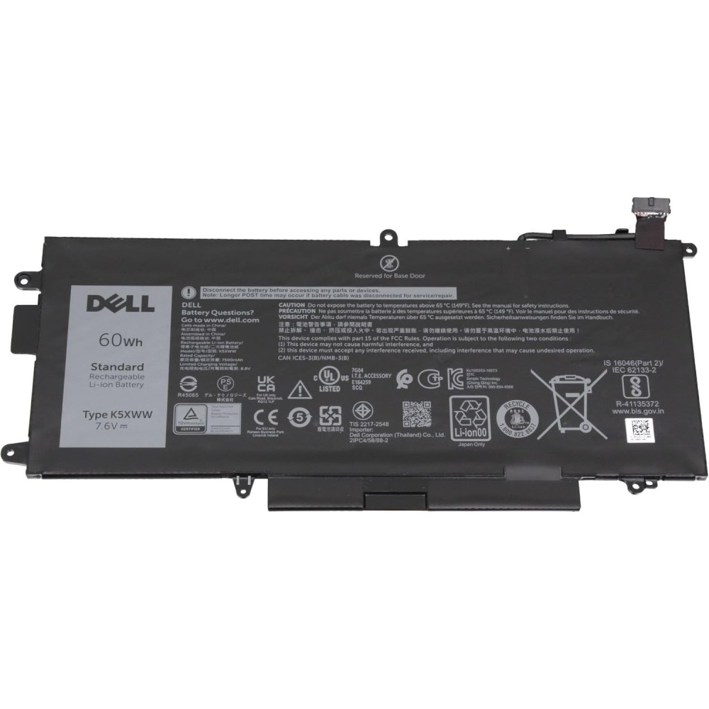 Batterie Dell K5XWW 60Wh 4 cellules original Batterie Dell K5XWW 60Wh 4 cellules original