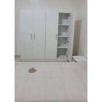 Armoire 4 battants ARB004 170X45X175 cm blanc