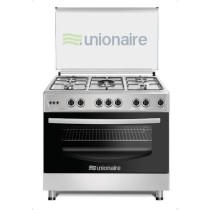 Cuisinière 5 feux UNIONAIRE 90x60cm full option inox