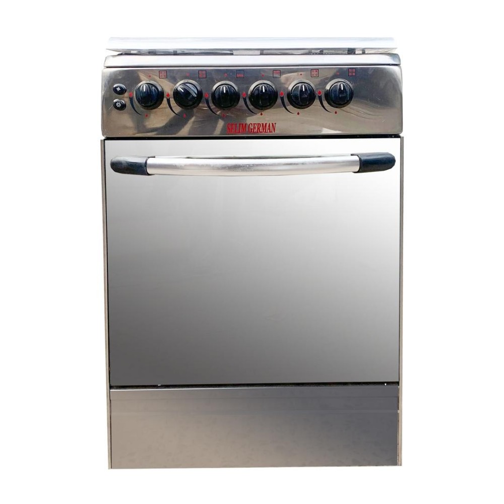 Cuisinière a gaz 4 feux SELIM GERMAA 2017/164 60X60 gris Cuisinière a gaz 4 feux SELIM GERMAA 2017/164 60X60 gris