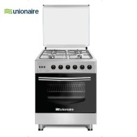Cuisinière 4 feux UNIONAIRE 60X60 full option inox