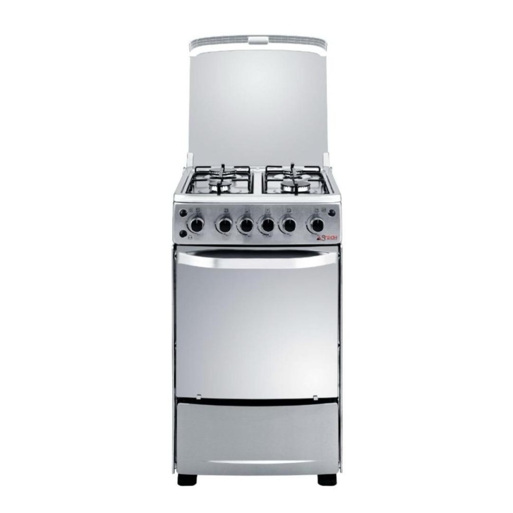 Cuisinière a gaz 4 feux ASTECH XA50GS 50X50 avec four inox Cuisinière a gaz 4 feux ASTECH XA50GS 50X50 avec four inox
