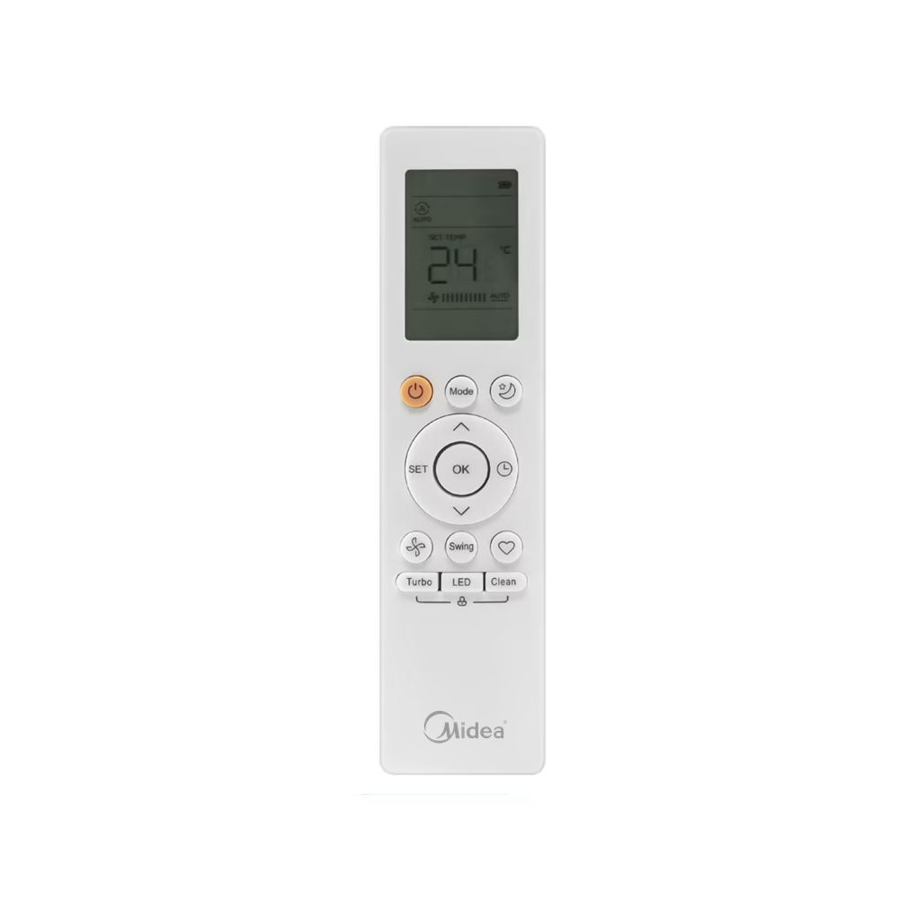 Télécommande split climatiseur Midea avec LED RG10B Télécommande split climatiseur Midea avec LED RG10B