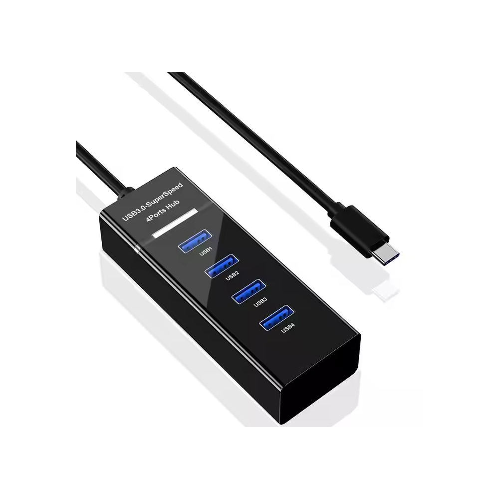 Hub Type-C USB 3.0 4 ports Haute vitesse Hub Type-C USB 3.0 4 ports Haute vitesse