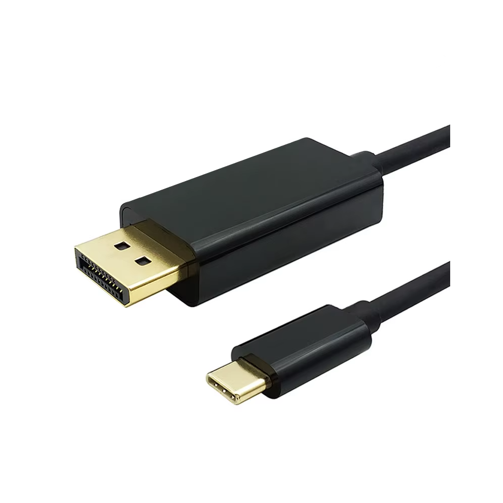 Câble HDMI adaptateur 3.1 Type C vers DP Displayport avec gaine en PVC 4K60Hz