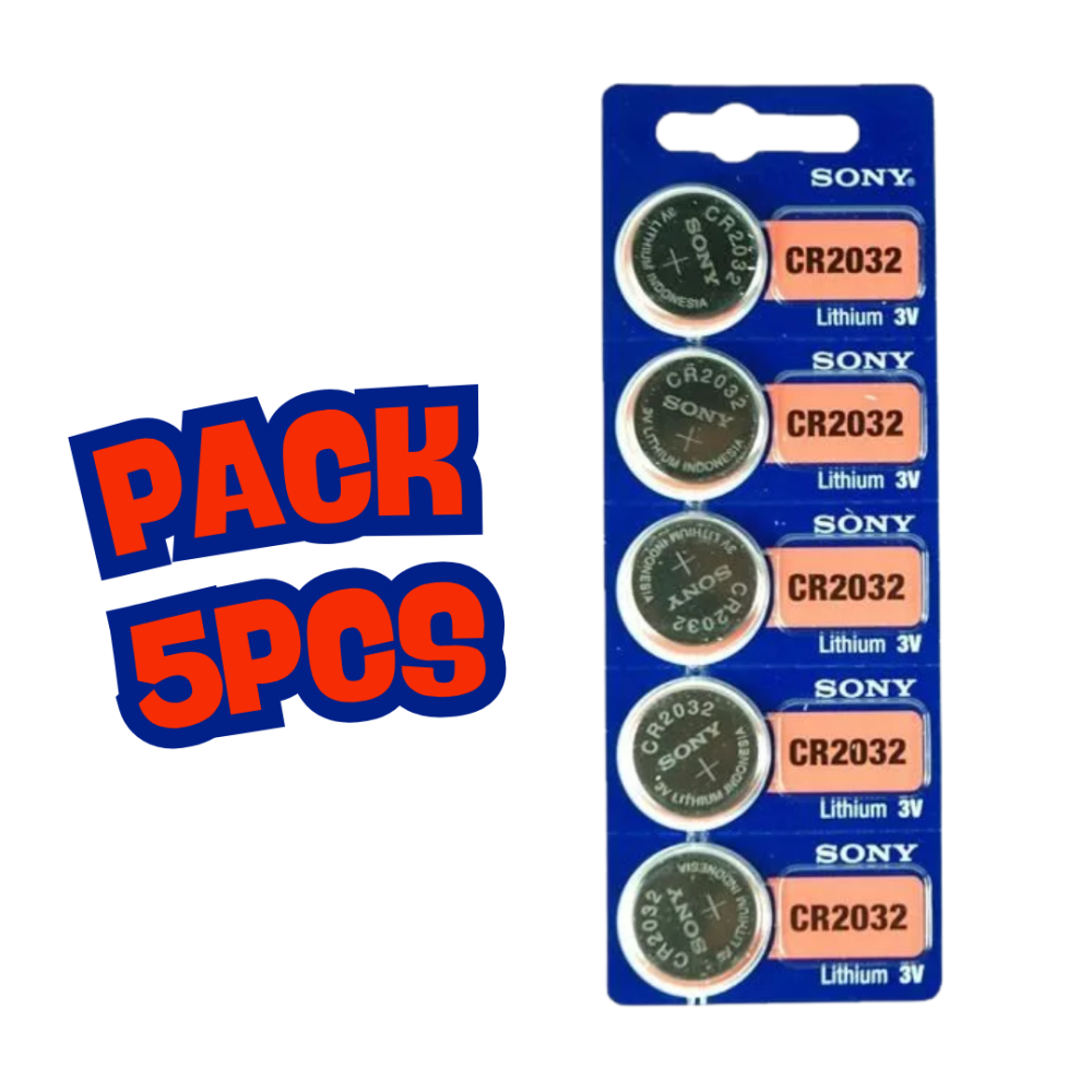 Pack 5 Piles au lithium sony Cr2032 3v Pack 5 Piles au lithium sony Cr2032 3v
