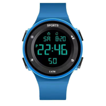 Montre électronique de sport étanche pour homme