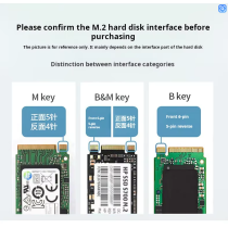 Boîtier de disque dur externe SSD M.2 interface type-c USB3.1
