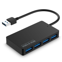 Hub USB3.0 transmission haute vitesse ultra-mince 1 in 4 port
