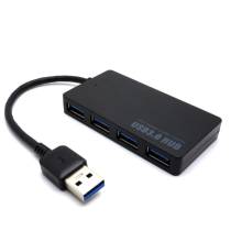 Hub USB3.0 transmission haute vitesse ultra-mince 1 in 4 port