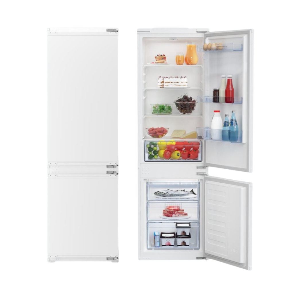 Réfrigérateur combine 3 tiroirs BEKO BCSA285K4SN encastrable 285 litres blanc Réfrigérateur combine 3 tiroirs BEKO BCSA285K4SN encastrable 285 litres blanc