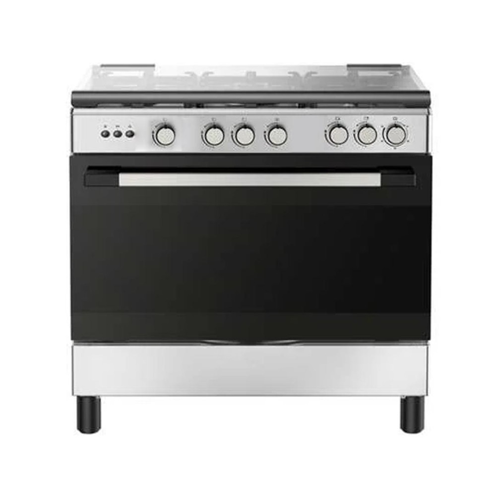 Cuisinière MIDEA 5G030 5 feux 90x60cm en inox Cuisinière MIDEA 5G030 5 feux 90x60cm en inox
