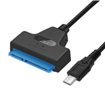 Convertisseur Type-C en SATA 2.5 pouces disque dur externe HDD SSD 22 broches usb 3.0 pour téléphone Mobile et tablette
