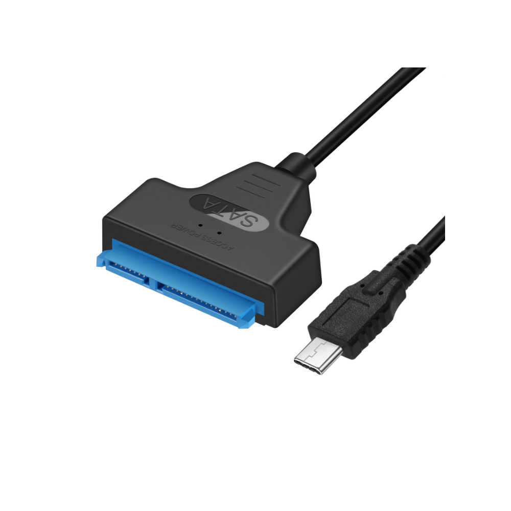 Convertisseur Type-C en SATA 2.5 pouces disque dur externe HDD SSD 22 broches usb 3.0 pour téléphone Mobile et tablette