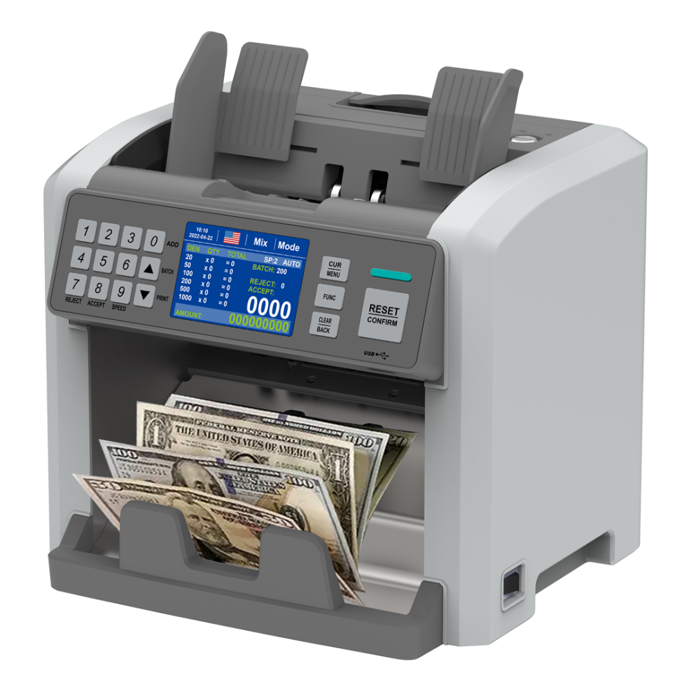 Compteuse détecteur de faux billet de banque 6Plus Compteuse détecteur de faux billet de banque 6Plus