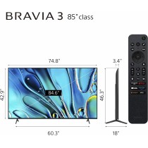 Téléviseur smart SONY BRAVIA 3 K-85S30 LED 4K UHD Google TV 85 pouces (2024)