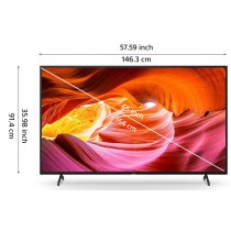 Téléviseur smart Google TV SONY KD-65X7500KLED 4K HDR de 65 pouces
