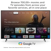 Téléviseur smart Google TV SONY KD-65X7500KLED 4K HDR de 65 pouces