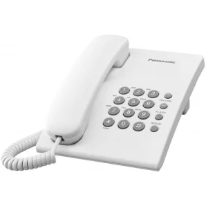 Téléphone fixe filaire Panasonic KX-TS500MX (blanc)