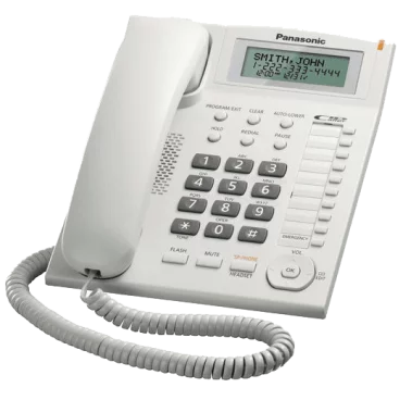 Téléphone fixe filaire Panasonic KX-TS880MX (blanc) ORIGINAL