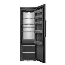 Congélateur vertical combine 3 tiroirs HISENSE RL5K370GSFC no frost 372 litres noir
