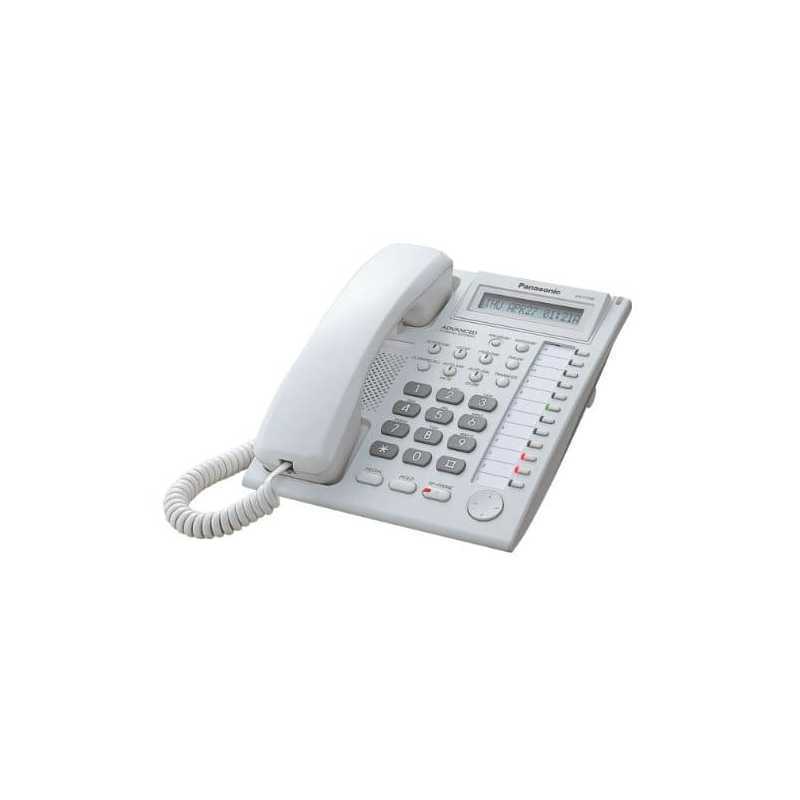 Téléphone fixe filaire Panasonic KX-T7730X avec répondeur pour lignes PABX uniqueme