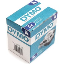 Ruban d'étiquettes auto-adhésif DYMO Standard D1 43613 original noir et blanc