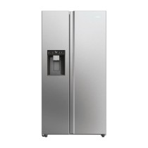 Réfrigérateur side by side 2 portes HAIER HSW59F18EIMM distributeur glaçon gris