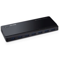 Hub USB, 7 ports USB 3.0, 2 ports de charge USB, 5 V/2,4 A, noir