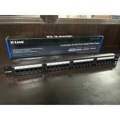 Panneau de brassage 24 ports D-Link NPP-C61BLK241 Cat 6 non blindé