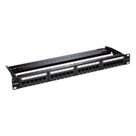 Panneau de brassage 24 ports D-Link NPP-C61BLK241 Cat 6 non blindé