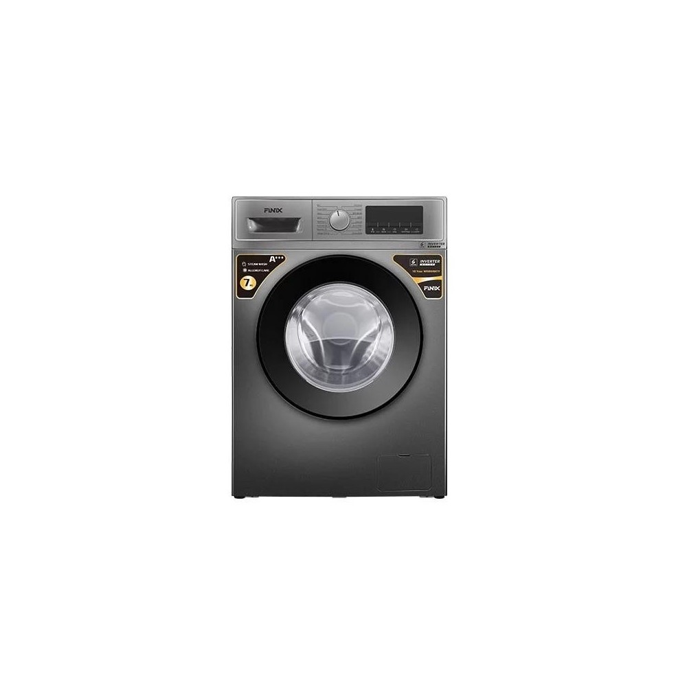 Machine a laver FINIX FIN70IXDA05E inverter front load gris Machine a laver FINIX FIN70IXDA05E inverter front load gris