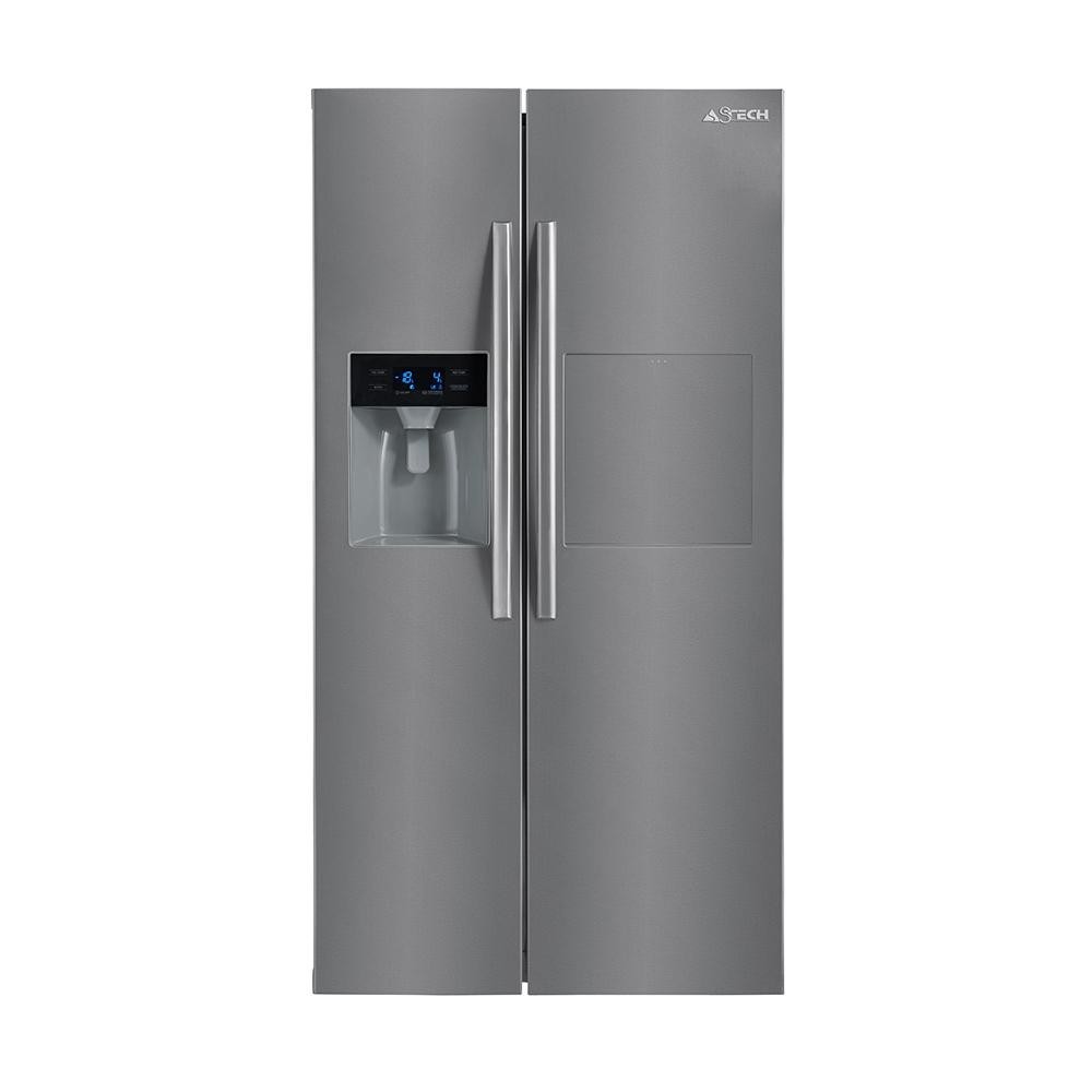 Réfrigérateur Side by Side ASTECH FSS6600DDDA 660 litres avec Distributeur d'eau et de glaçons intégrés Réfrigérateur Side by Side ASTECH FSS6600DDDA 660 litres avec Distributeur d'eau et de glaçons intégrés