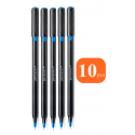 Stylo à bille Linc Pentonic paquet de 10 encre bleue noir et rouge
