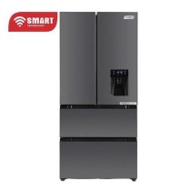 Réfrigérateur américain SMART TECHNOLOGY STCB709WS 600L, no frost et distributeur d'eau