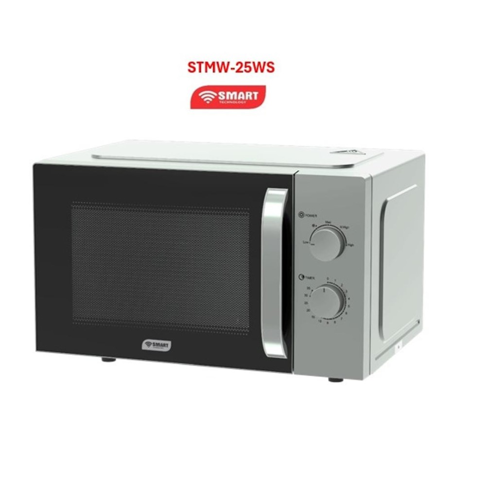 Micro-ondes Solo SMART TECHNOLOGY STMW25WS 25L et 900W Micro-ondes Solo SMART TECHNOLOGY STMW25WS 25L et 900W