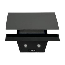 Hotte Aspirante Murale VERTA HM60010 60X601 60 cm, Verre Noir, Design Moderne