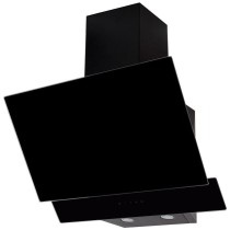 Hotte Aspirante Murale VERTA HM60010 60X601 60 cm, Verre Noir, Design Moderne