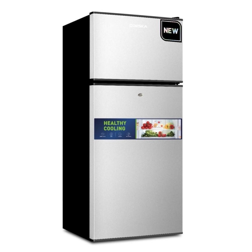 Réfrigérateur Bar DESKA 2 portes Noir Silver TM110DK