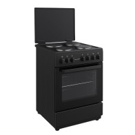 Cuisinière à Gaz ENDURO AFS6004GGBIT | 4 Feux, Noir, 60x60cm